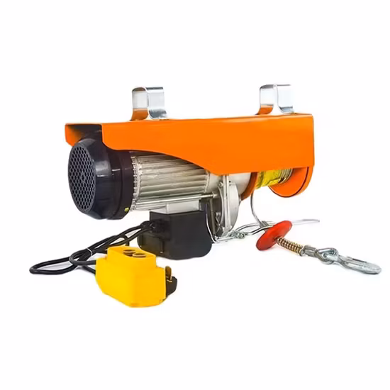 200kg 호이스트 미니 케이블 전기 호이스트 220V 230V 리프팅 와이어 로프 PA 미니 전기 호이스트