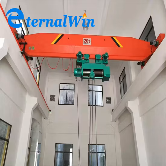 높은 안전 전기 제어 크레인 화물 리프팅 장비 여행 교량 크레인 가벼운 의무 5ton 10ton 15ton 단일 빔 창고용 오버헤드 브릿지 크레인